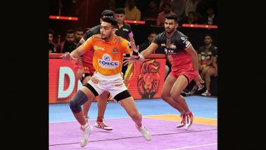 PKL 2023–24: Arjun Deshwal Helps Jaipur Pink Panthers Beat UP Yoddhas in Pro Kabaddi League Season 10