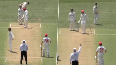 Bizarre! Australian Cricketer Jake Fraser-McGurk Allowed to Bat Moments After Being Given Out by Umpire During Sheffield Shield Match, Video Goes Viral