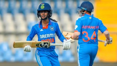 IND-W vs AUS-W 1st ODI 2023 Innings Update: Jemimah Rodrigues, Pooja Vastrakar Score Half-Centuries To Take Women in Blue to 282/8