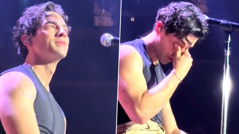 Joe Jonas Gets Emotional as He Sings 'Little Bird' With His Two Daughters in The Audience