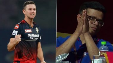 RCB Representative's Reaction to Josh Hazlewood's Name During IPL 2024 Auction Goes Viral (View Pic)