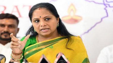 K Kavitha Detained by ED: Enforcement Directorate Takes BRS MLC in Custody in Excise Policy Case, To Bring Her to Delhi (Watch Videos)