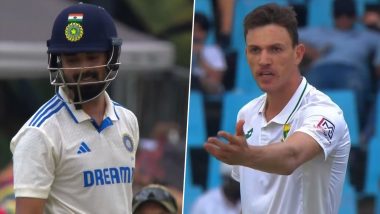 Marco Jansen Sledges KL Rahul, Indian Batsman Responds With a Smile During IND vs SA 1st Test 2023 Day 1 (Watch Video)