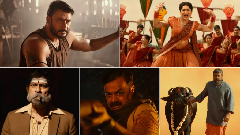 Kaatera Trailer: Darshan Packs Powerful Punch in This Massy Entertainer Helmed by Tharun Sudhir (Watch Video)