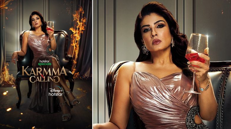 Karmma Calling Teaser Raveena Tandon Unleashes Ultra Glam Avatar For