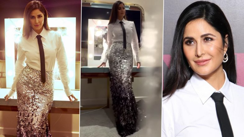 Katrina Kaif Serves Boss Lady Vibes in White Shirt Paired With Embellished Skirt at Red Sea Film Festival 2023 (View Pics)