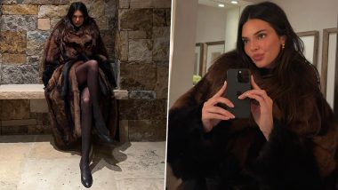 Kendall Jenner Does Winter Maximalism in Brown Fuzzy Overcoat! See Her Latest Instagram Pictures Here!