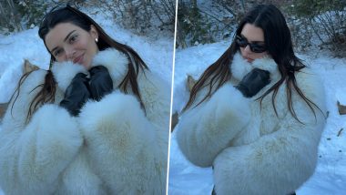 Kendall Jenner Radiates Winter Wonderland Glamour in Colossal White Fur Jacket; See the Supermodel's Latest Instagram Photos Here!