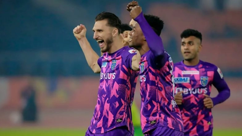 Punjab FC 0–1 Kerala Blasters FC, ISL 2023–24: Dimitrios Diamantakos’ Penalty Powers Tuskers To Clinch Win Over Shers