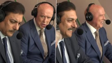 'You Ate for 48 Hours' Kerry O'Keeffe Trolls Ian Smith, Leaves Fellow Commentator Ravi Shastri in Splits During AUS vs PAK 1st Test 2023 Day 1 (Watch Video)