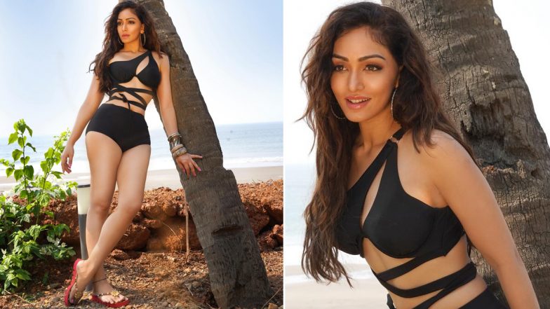 Khushalii Kumar Turns Seductress In Black Bikini, See Her Stunning Pictures Here!