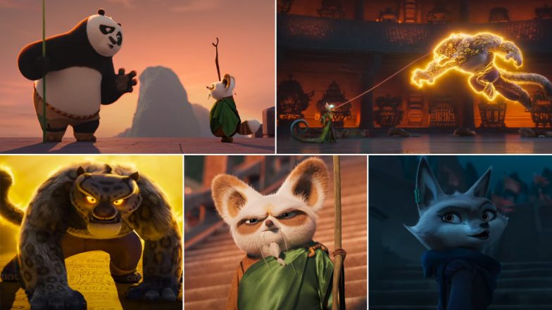 Kung Fu Panda 4 Trailer: Jack Black Returns as Po In This Action-Packed Flick With Viola Davis’ Shapeshifting Villain (Watch Video)