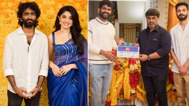 Love Insurance Corporation Goes on Floors! Pradeep Ranganathan and Krithi Shetty To Star in Vignesh Shivan’s Rom-Com; Check Out Pics From LIC Film’s Pooja Ceremony