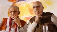 Ram Temple Consecration Ceremony: BJP Leader Ram Vilas Vedanti Urges LK Advani To Attend Ram Mandir Inauguration in Ayodhya on January 22