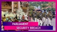 Parliament Security Breach: Eight Security Personnel Suspended, Opposition MPs Demand Amit Shah's Resignation