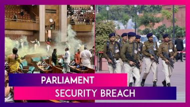 Parliament Security Breach: Eight Security Personnel Suspended, Opposition MPs Demand Amit Shah's Resignation