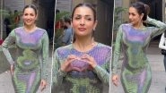 Malaika Arora Shines Like 'Disco Ball' in Sparkling Body-Hugging Dress for Jhalak Dikhhla Jaa 11 (Watch Video)