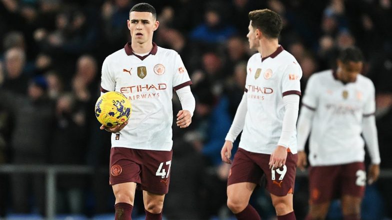 Everton 1–3 Manchester City, Premier League 2023–24: Citizens Rallies for Win Against Toffees To Get EPL Campaign Back on Track
