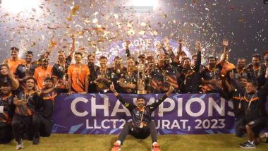 LLC 2023: Manipal Tigers Crowned Winners of Legends League Cricket Following Victory Over Urbanrisers Hyderabad