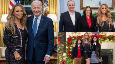 Mariah Carey Visits the White House To Ring in Christmas 2023! Singer Shares Moments of Her Meet-and-Greet With President Joe Biden and Vice President Kamala Harris (View Pics)