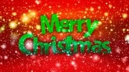 Merry Christmas 2023 Images & HD Wallpapers For Free Download Online: Wish Happy Christmas With WhatsApp Status Video, Greetings and Quotes to Loved Ones