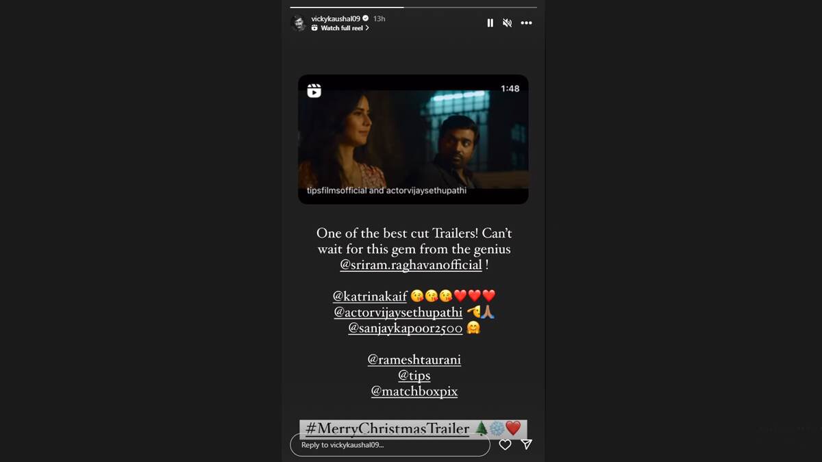 Merry Christmas Trailer Out! Vicky Kaushal Applauds the Promo Featuring