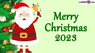Merry Christmas 2023 Wishes, Images & HD Wallpapers: Xmas Messages, Quotes, Greetings, Santa Claus Pics & GIFs To Celebrate the Day With Loved Ones