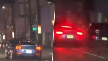 Michael B Jordan Crashes Ferrari Into Parked Car While Racing in Hollywood, Watch the Viral Video Here