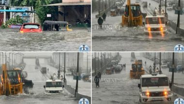 Cyclone Michaung Intensifies in Tamil Nadu: Five Killed in Chennai Amid Heavy Rain; Airfield Temporarily Closed (Watch Videos)