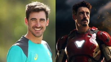 ‘We Won Mr. Starc’ KKR React With Iron Man Reference After Outbidding Gujarat Titans To Sign Mitchell Starc for Record Rs 24.75 Crore at IPL 2024 Auction