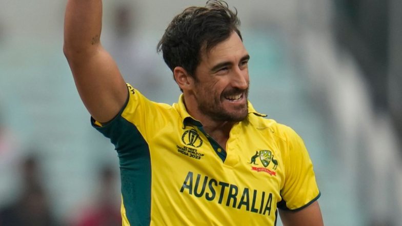 Mitchell Starc Becomes Most Expensive Player in IPL History, Second Cricketer After Pat Cummins To Get Over 20 Crore Bid; Australian Fast Bowler Sold to KKR for INR 24.75 Crore