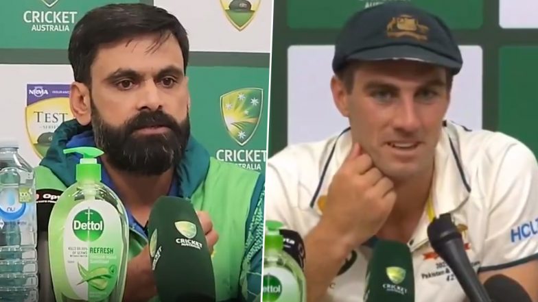 Pat Cummins Replies to Mohammad Hafeez's 'Pakistan Played Better Than Other Team' Comment Following AUS vs PAK 2nd Test 2023, Video Goes Viral