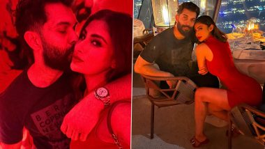 Mouni Roy Looks Smoking Hot in Mini Red Dress as She Celebrates Christmas With Hubby Suraj Nambiar, See Pictures Here!