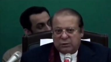 Pakistan Still 'Not Risen' From Earth, Countries Around Us Have Reached Moon, Nawaz Sharif Praises India (Watch Video)