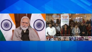 Modi’s Guarantee Begins After Hope From Everyone Else Ends, Says PM Narendra Modi During Interaction With Beneficiaries of Viksit Bharat Sankalp Yatra (Watch Video)