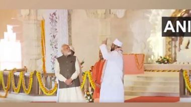 India Declared Freedom From Slave Mentality, Says PM Narendra Modi After Inaugurating Swarved Mahamandir in Varanasi (Watch Videos)
