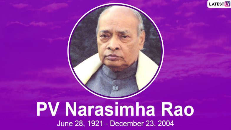 Bharat Ratna to PV Narasimha Rao: Former Prime Minister and Congress Leader to be Conferred With Bharat Ratna, Announces PM Narendra Modi