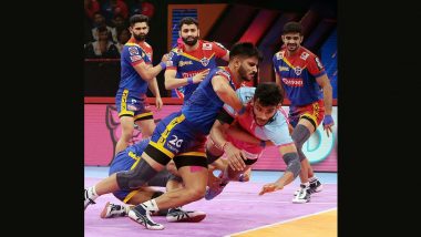 PKL 2023–24: Mohit Goyat and Mohammadreza Shadloui Chiyaneh Script Perfect End to Puneri Paltan’s Home Leg With 43–18 Victory Over Bengaluru Bulls