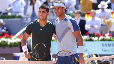 The Netflix Slam: Tennis Great Rafael Nadal Set for Epic Encounter With Carlos Alcaraz in March 2024, OTT Platform to Provide Live Streaming