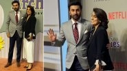 The Archies Premiere: Ranbir Kapoor and Neetu Kapoor Pose Together for Paparazzi at the Screening of Zoya Akhtar&rsquo;s Netflix Film (Watch Video)