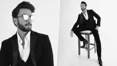 Ranveer Singh Flaunts Sleek Style in Black Suit and White Shirt, Check Out His Latest Instagram Pictures!