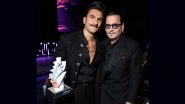 Red Sea International Film Festival 2023: Ranveer Singh's Stylish Black Attire Shines in Photo Moment With Johnny Depp; Applauds Him as the 'Master of Transformation' (Watch Video)