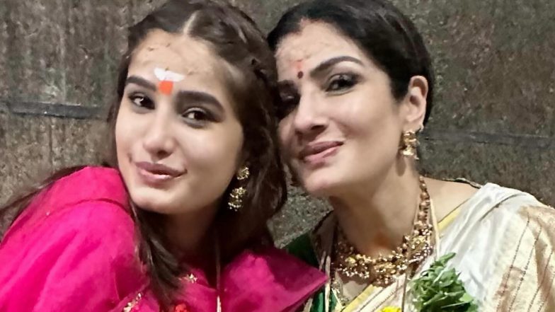 Raveena Tandon and Daughter Rasha Thadani Complete Visit to 12 Holy Jyotirlings, Share Pictures From Kedarnath to Rameshwaram!