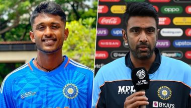 'Genuinely Happy' Ravi Ashwin Expresses Joy On Sai Sudharshan's Selection in Team India ODI Squad For South Africa Series (See Post)