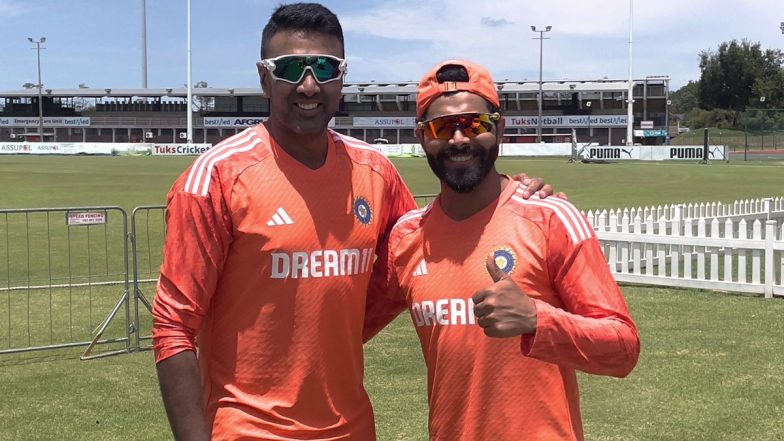 ‘Test Match Prep’ Ravichandran Ashwin Shares Picture With Ravindra Jadeja As Indian Cricketers Train for 1st Test Against South Africa