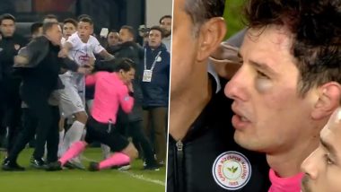 Ankaragucu President Faruk Koca Punches Referee Halil Umut Meler After Superlig Match, All Turkish Football Leagues Suspended; Videos Go Viral