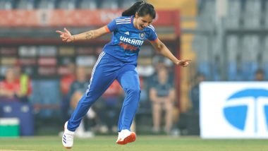 Two Wickets in Two Balls! Renuka Singh Thakur Dismisses Sophia Dunkley and Alice Capsey off Consecutive Deliveries During IND-W vs ENG-W 1st T20I 2023 (Watch Video)