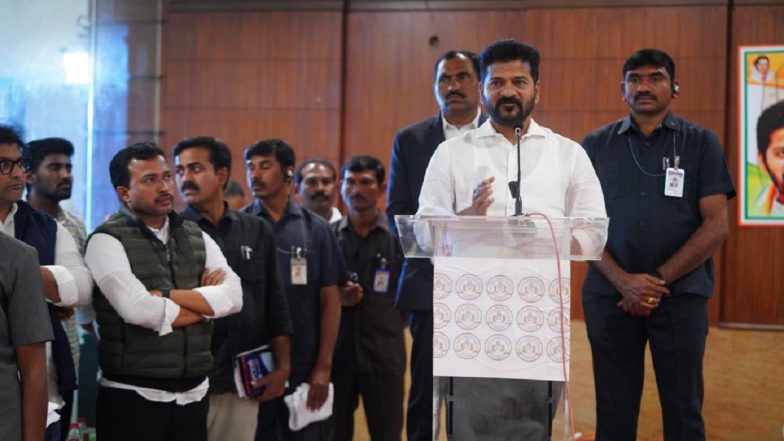 Telangana: CM Revanth Reddy Announces Rs Five Lakh Accident Insurance Policy for Gig Workers, Cab, Auto Drivers Under Rajiv Arogyasri Scheme