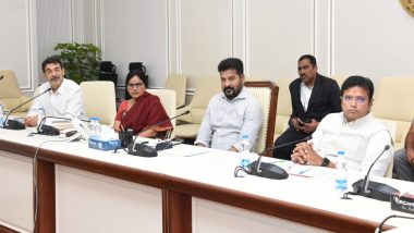 Telangana: Apple Supplier Foxconn Officials Call on Revanth Reddy in Hyderabad, CM Assures All Support for Proposed Projects