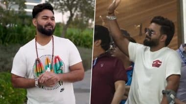 ‘Lucky To Be Alive...’ Rishabh Pant Looks Back at His Car Accident and Recovery As He Attends IPL 2024 Auction (Watch Video)